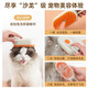 PEISIMA Pet Spray Comb Massage Steam Comb Cleaning Cat Hair Artifact for Cats and Dogs Universal Hair Removal Bathing Cat Comb Milk Coffee Orange Khaki