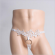 Men's thongs for men's special penis underwear sexy ring underwear seductive flirting thongs black one size