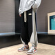 Chang Luzhu 2025 boy spring and autumn style casual long pants handsome teenager sports pants junior high school high school children trendy hoodies CK653 black (spring and autumn style) quality assurance M (80-110Jin [Jin equals about 0.5 kg])