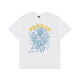 Ziweiqi meishi spider-web pareja impresa camiseta de manga corta verano s733 brown s