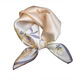 
MAGIOPY luxury beige silk scarf small square scarf for women versatile mulberry silk hairband small silk scarf fashionable small scarf 13117-main picture 53*53cm