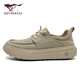 Siete lobos zapatos para hombres verano 2025 nuevos zapatos de lienzo