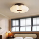 Tiffania 2025 Neues französisches mittelschwerem Stil Schlafzimmer Deckenlampe Neues chinesisches Augenschutz Volles Spektrum Guangdong Zhongshan Lampe M2601-500 Drei-Farben-LED-Doppelschicht Decke