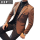 Jeep Spirit Spring and Automne Nouvelle veste de chasse rétro italienne costume