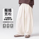 
I.KARNOW boys summer mosquito-proof pants for big children's pure cotton pants 2025 new straight wide-leg pants thin children's machete trousers 15273 apricot color [pure cotton fabric] 140