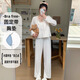 COLORFUL GEMS三件套吊带睡衣女长袖棉质家居服2025甜美性感 smf-A681灰 180 XL