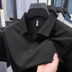 
GY Jinlilai summer ice silk without trace jacquard scissors neck short-sleeved polo shirt men's middle-aged business casual cool T-shirt white 15123 L 50 recommended weight 125-145 Jin [Jin equals 0.5 kg]