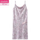 Modal Damen Pyjamas Fraueneiseice Seide glatte hautfreundliche weiche Hosspannung Nachthemd sexy neue Sommer Dünne atmungsaktive Heimkleidung 11949 m