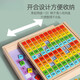 Hundreds of numbers Montessori teaching aids Hundreds of numbers table digital building blocks Children's early education enlightenment one to 100 addition and subtraction toys Multifunctional color Hundreds of numbers toys [number operation]