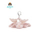 JELLYCAT British snow dragon pendant pink dragon purple dragon plush toy doll bag keychain hanging decoration cm purple dragon pendant + complete three standards + free dust bag