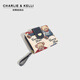 Charlie / Kelli Site Web officiel CK Brand Luxury Femme's Bag Wallet Cartoon Storage Key Sac 2025 NOUVEAU COIN WATLET CART SAG BLUE