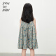 jnby by JNBY江南布衣童装全棉府绸无袖连衣裙原创图案夏女童儿童1O5G13950 673/灰粉系 160 cm