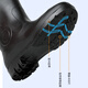 Footoppo Bottes de pluie à tube haut