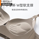 Modal brand underwear for women with small breasts gathering soft support to show large breasts anti-sagging bra without marks and no steel rings. Brown color - single piece 38/85B (comfortable)