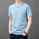 Hengyuanxiang Pure Cotton Complete Forteed Forted For Men Summer's New Thin Style Fashion Simple Color Top Top Casual Fort для Men T YS9929 Brown S 165 Рекомендуется [90-110JIN [JIN равно 0,5 кг]]]]]
