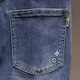 HUALIN FASHION autumn blue embroidered jeans Korean style slim-fit trendy trousers Yiniu 9905 blue 28