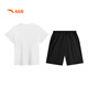 Anta Children's Set Boys Summer 2025 Sports secs rapides ensembles de t-shirts à manches courtes pour petits enfants A52527716