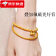 Fat Donglai's same Vietnamese sand gold bracelet, South Africa's Sikkim ancient tradition, women's imitation gold does not lose pigment, heritage bracelet + two generations' joy bracelet (please leave a message for ordering)