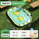 木允瑶日本品质儿童拍拍水垫婴儿早教玩具大号夏季加厚防摔宝宝爬爬水垫 100cm*71cm方形拍拍垫蛙蛙派对