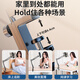 Sijie universal mobile phone holder, bedside robot arm, bedside iPad tablet, magsafe magnetic support, hidden clip-free bed, floor-standing rotating universal alloy dormitory, universal for any mobile phone and tablet, with sponge pad, cable management buckle magnetic sheet