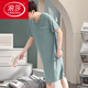 Langsha Men Camanos de una pieza Summer Summer Sail Silk Nightgown Modal de gran tamaño Long Campo suelto 844 gris oscuro 3xl [recomendado 180-210Jin [Jin iguala 0.5 kg]]]