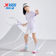 Xtep mid-size boy short-sleeved T-shirt thin top summer new sports short T-sleeved mist purple [9215] One size M 170