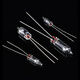 Zejie 3mm mercury switch 3/4/6MM universal 205 one-way rolling switch gravity rolling tilt angle switch 4MM 102-12 type (5 pieces)
