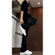 POUM jeans men's summer new washing ripped lightning pattern American retro slim casual pants men TYFS-Y9195 yellow S