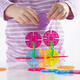 Tanhai American Guidecraft Children's Snowflakes Plug-in Building Blocks Toys Kindergarten Square Color Assembly Puzzle G16834 Round Colorful Plug-in 96 pieces