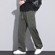 American Model Brand Work Hosen Männer losen gerade Herbst- und Winter-Fallschirmjägerhosen 2025 Frühlings- und Herbst-neue Sport- und Freizeithosen 9856-Military Green L Händler 110 ~ 130jin [Jin gleich 0,5 kg]