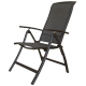 Linya (Linya) Chaise de terrasse chaise de camping extérieur chaise en aluminium alliage à 7 vitesses chaise de sieste ménage joie 9896 Mesh Tissu chaise pliante