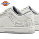 Dickies zapatos de tablero para hombres zapatos casuales transpirables versátiles bajos zapatos planos para hombres zapatos de moda grises 42