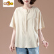 
Yimuqi, middle-aged and elderly fat mother, large size loose cotton short-sleeved T-shirt for women, women's cotton t-shirt, belly-covering thin top, summer, black 9901 cotton 95 spandex 5 L 100-115 Jin [Jin equals 0.5 kg]