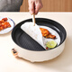 Baiji silicone paper barbecue grill barbecue hand cake oil-proof paper air fryer pad paper 100 sheets round 25cm