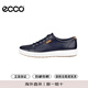 ECCO爱步休闲鞋男 平底耐磨板鞋 柔酷7号 430004 11303蓝色 40