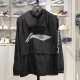 Li Ning Sports Windbreaker Men's 2024 Fitness Series Sunscreen Anti-Splash Loose Capucha Afdu679 Negro Afdu679-4 XL