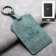 Suitable for 12/13/14 generation Toyota Crown Key Set Card Lu Fang Yangbapi Car Key Card Pack for men and women Premium Gift Box Packaging A-Olive Green + Lanyard