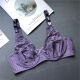 Shan Nanwei [2694 people] European and American Spongeless Sexy 200Jin [Jin equals 0.5 kg] Large size bra set, gather fat MM big white suit 90E