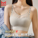 Cat man markless strapless underwear for women's vest style inner wear anti-exposure summer thin comfortable breathable mesh beautiful back bra Black M -34/75AB (90-110Jin [Jin equals 0.5 kg])