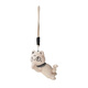 British Museum Buster -Serie Netter Katzenduft Plüsch Anhänger Keychain, um Freundin Geburtstag chinesischer Valentinstag Geschenk zu geben