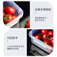 Yingji Fresh Box Food Grade Transparent Large Plastic Box Rechteckige Versiegelung Kühlschrank Kühlschrank Gefrierschrank Mikrowellen-Werbespot