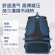 Zuo Junior High School Student School Born Reducing Ridge Protection Backpack Men's Leisure Travel Large Capacity Backpack Black
