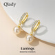 Qlady rhinestone imitation pearl earrings, feminine and high-end, 2025 new silver earrings, earrings, birthday gifts