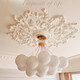 
Lamp plate gypsum base round European-style ceiling ceiling decorative line carved combination parquet lantern 0 0mm s7036 diameter 62.2cm