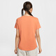 耐克（NIKE）ESSENTIALS女子印花T恤秋季纯棉休闲轻便柔软舒适DX7907 828柔和橙 2XL