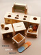 Dyai Montessori Early Education Toys 1-Jährige Babyausbildungstraining für Kinder für Kinder in 8 bis 18 Monaten Makkaron Coin Box