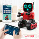 
XMR/CJJRCK10 Children's Voice Dialogue Mobile APP Remote Control Programming Intelligent Robot Gift Early Education Children's Toys K10 White Upgradable Handle + APP Control Double Electric (Battery 120 minutes) Remote Control Battery Screw