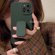 Oemgins Retro -Retro -Retro -Green für Mate70 Huawei P60 Mobiltelefonhülle Nova13117 Push and Pull -Halterung 10 Flüssiges Einschalen -Flüssig -Silikon Dunkelgrün anderer Mobiltelefonmodelle