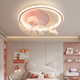 2025 new room fan lights for boys and girls bedrooms full spectrum astronaut unicorn 360-degree head shaking ceiling light 1W Astronaut 9195 fan light + offline intelligent language