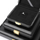 Biyun High-End-Schmuckschatulle High-End-Schmuckstasprotikum Haushalt Multifunktionsring Ring Halskette Schmuck Verpackung Geschenkbox Anhänger/Halskettenbox (Moonlight Night Black) -H15602
